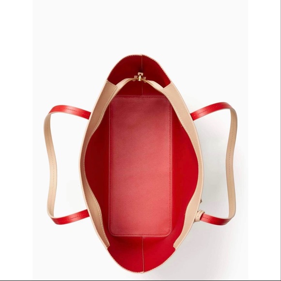 🔥SOLD🔥KATE SPADE SCOTTS PLACE LIDA TOTE- TOP ZIP - Picture 4 of 6